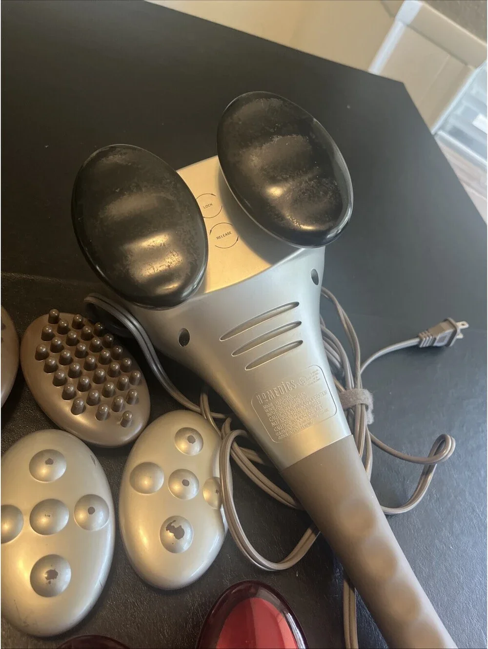Homedics Therapist Select Wave Action Heat Massager WV-100HA Tested Working